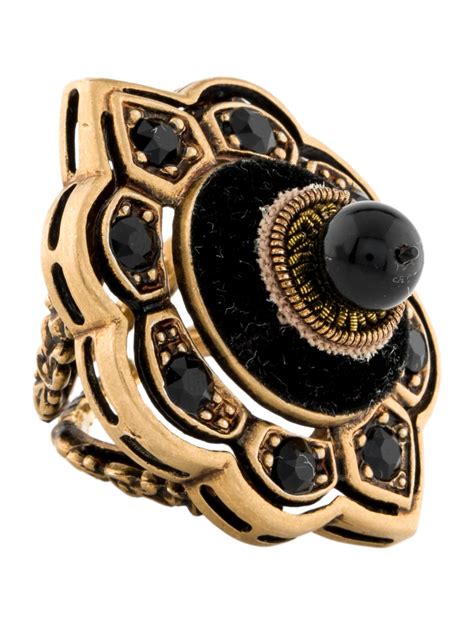 gucci pin cushion ring|Gucci Velvet & Crystal Pin Cushion Cocktail Ring 27547344.